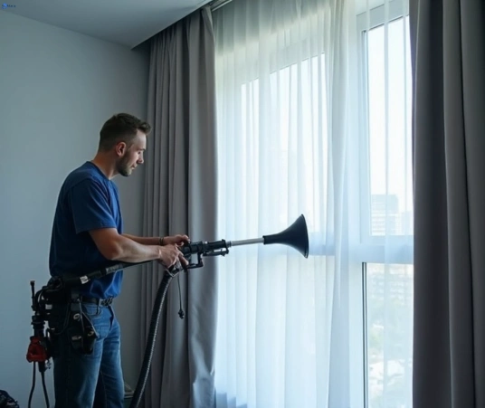 Professional drapes cleaning process tools Matty Curtain Cleaning deepdene-vic