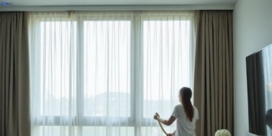 Delicate sheer drape cleaning deepdene-vic Matty Curtain Cleaning